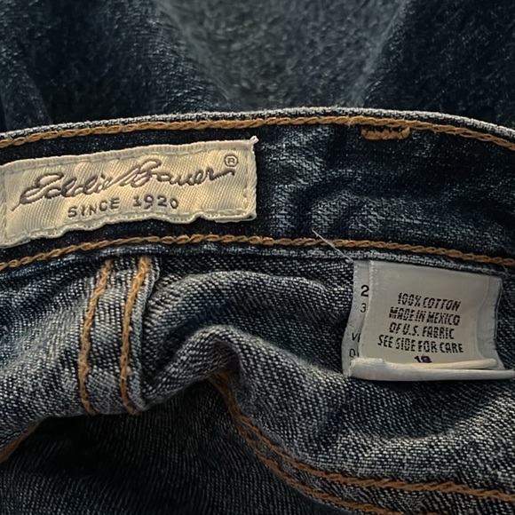 Vintage Eddie Bauer Blue Denim Maxi Skirt 18 - Picture 6 of 11